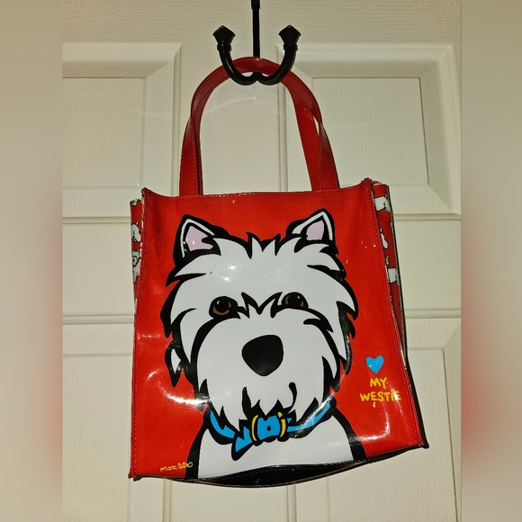 MARC TETRO WESTIE Tote, Pre Owned - Picture 1 of 8